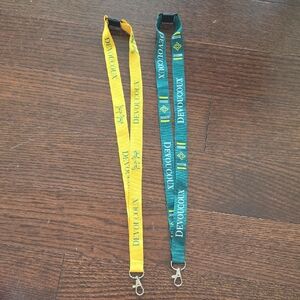 Devoucoux Yellow and Green Lanyards